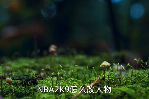 2k19手游怎么修改人物，NBA2K9怎么改人物