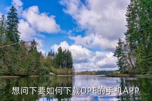 想问下要如何下载OPE的手机APP