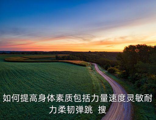 如何提高身体素质包括力量速度灵敏耐力柔韧弹跳  搜
