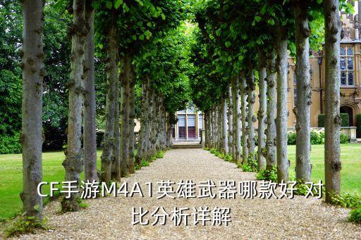 CF手游M4A1英雄武器哪款好 对比分析详解