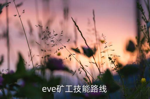 eve手游采矿技能怎么走，EVE新手求个矿工路线