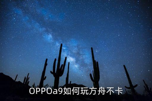 OPPOa9如何玩方舟不卡