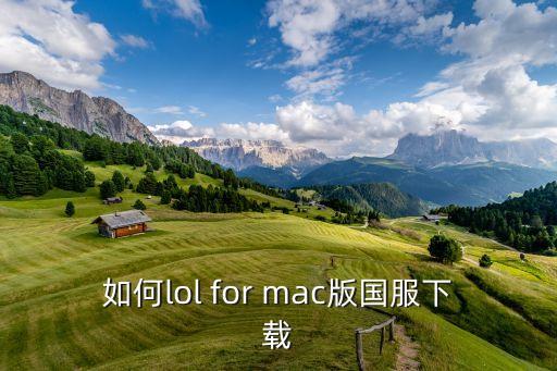 如何lol for mac版国服下载