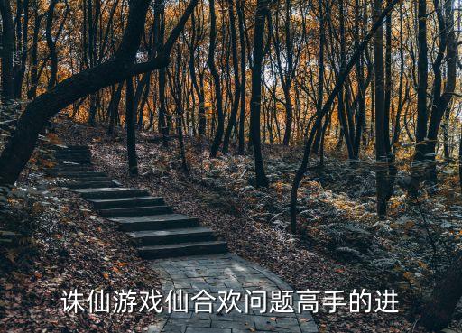 新诛仙手游合欢怎么解封，诛仙游戏仙合欢问题高手的进