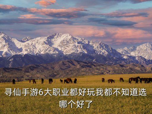 寻仙手游6大职业都好玩我都不知道选哪个好了