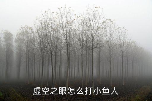虚空之眼怎么打小鱼人