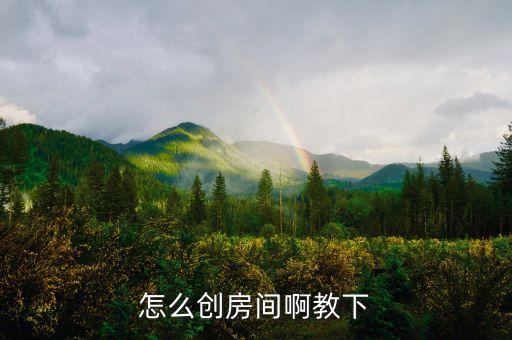 怎么创房间啊教下