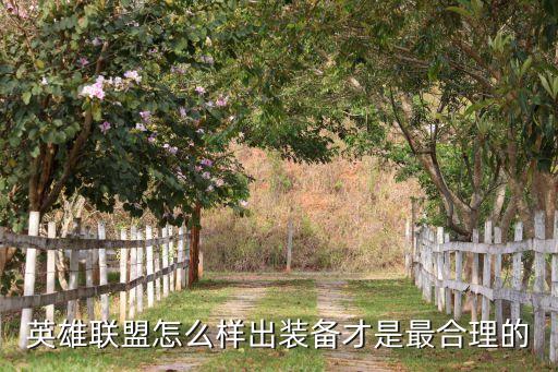 英雄联盟怎么样出装备才是最合理的