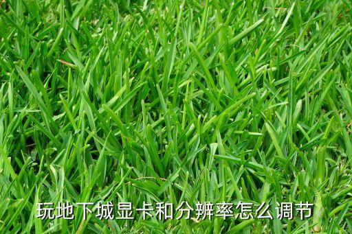 dnf手游怎么调节分辨率，玩地下城显卡和分辨率怎么调节