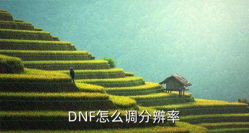 DNF怎么调分辨率