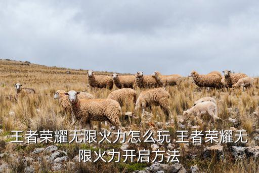 王者荣耀无限火力怎么玩 王者荣耀无限火力开启方法