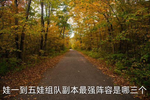 娃一到五娃组队副本最强阵容是哪三个