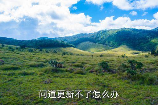 问道更新不了怎么办