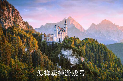 怎样卖掉游戏号