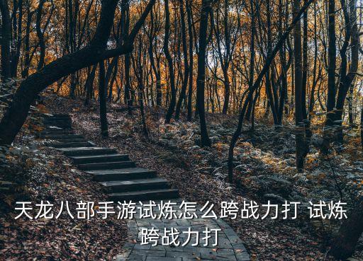 天龙八部手游试炼怎么玩，手游英雄试炼怎么扫荡 天龙八部手游英雄试炼扫荡
