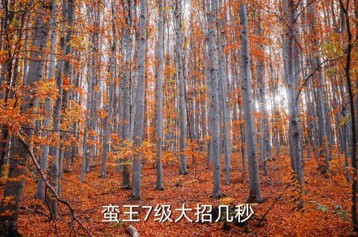 蛮王7级大招几秒