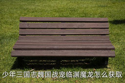 少年三国志魏国战宠临渊魔龙怎么获取