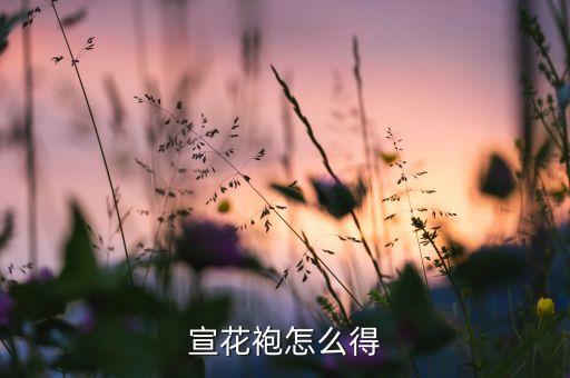 宣花袍怎么得