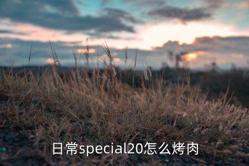 日常special20怎么烤肉