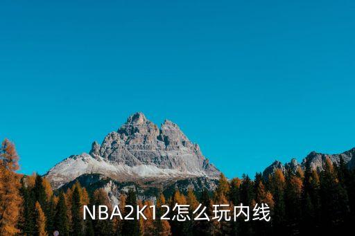 NBA2K12怎么玩内线