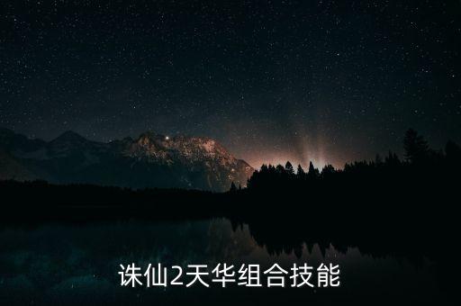 诛仙2天华组合技能