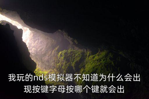 我玩的nds模拟器不知道为什么会出现按键字母按哪个键就会出