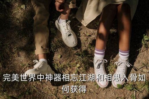 完美世界中神器相忘江湖和相思入骨如何获得