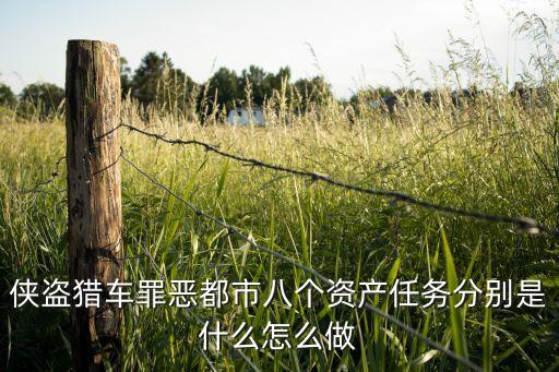 侠盗猎车罪恶都市八个资产任务分别是什么怎么做