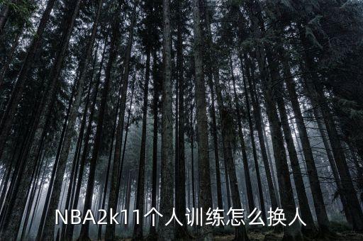 NBA2k11个人训练怎么换人