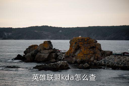 英雄联盟kda怎么查