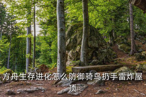 方舟生存进化怎么防御骑鸟扔手雷炸屋顶