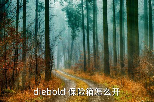 diebold 保险箱怎么开