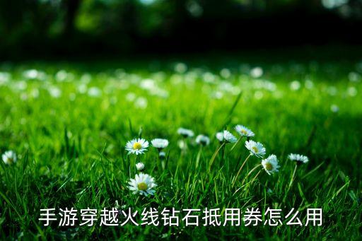cf手游钻石抵用券怎么转化成钻石，穿越火线枪战王者钻石抵用券怎么用