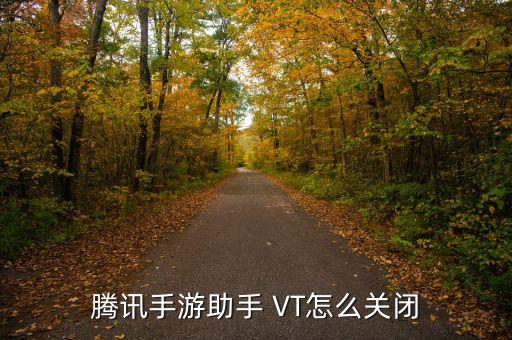 腾讯手游助手 VT怎么关闭