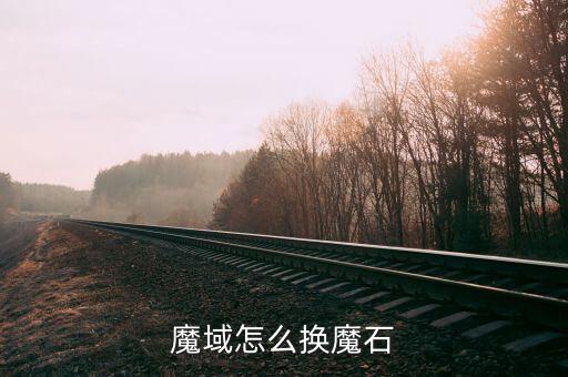 魔域怎么换魔石