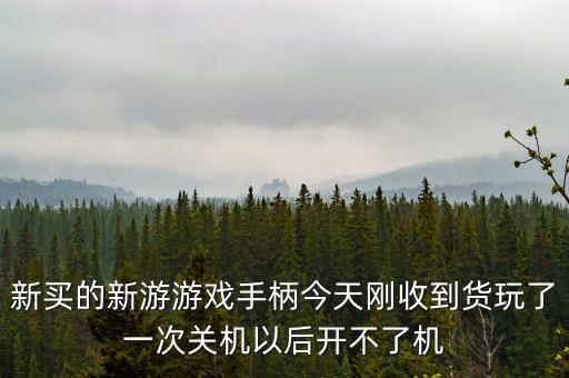新买的新游游戏手柄今天刚收到货玩了一次关机以后开不了机
