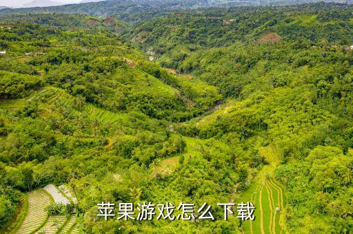 苹果游戏怎么下载