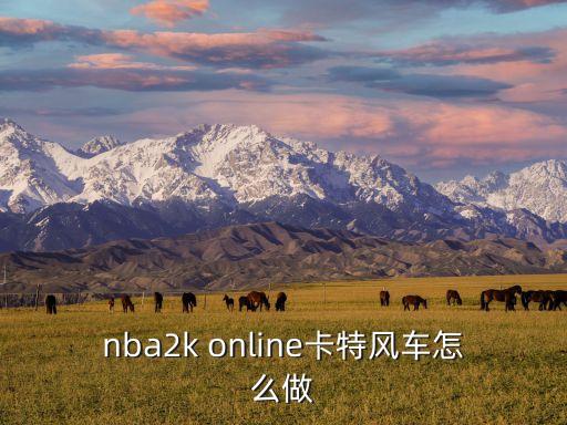 nba2k online卡特风车怎么做