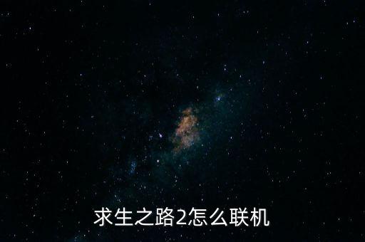 求生之路2怎么联机