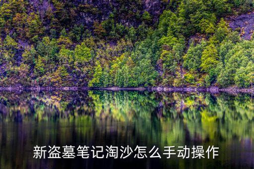 新盗墓笔记淘沙怎么手动操作