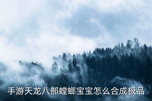 手游天龙八部螳螂宝宝怎么合成极品