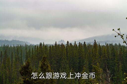怎么跟游戏上冲金币