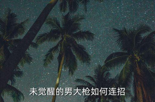 未觉醒的男大枪如何连招