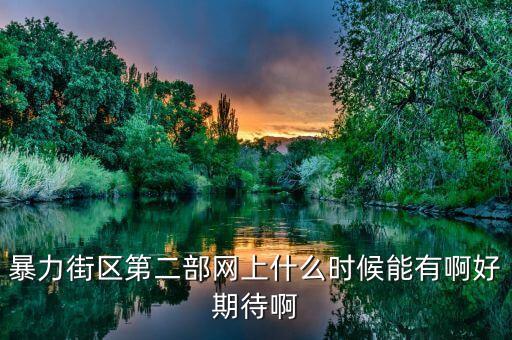 暴力街区第二部网上什么时候能有啊好期待啊
