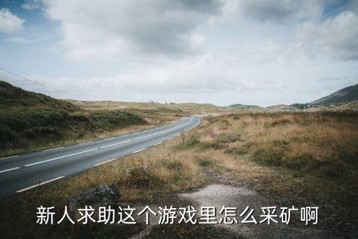 新人求助这个游戏里怎么采矿啊