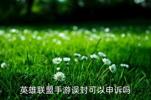 英雄联盟手游误封可以申诉吗