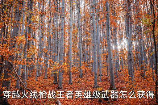 穿越火线手游护国神狙怎么获得，穿越火线武器大师沙鹰苍龙怎么获得