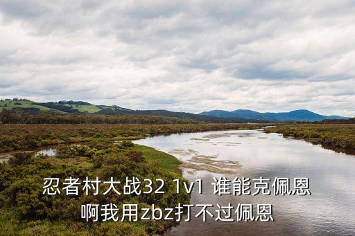 忍者村大战32 1v1 谁能克佩恩啊我用zbz打不过佩恩