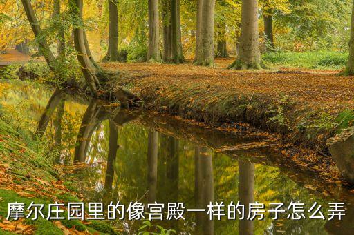 摩尔庄园手游怎么弄好看的房子，摩尔庄园里的像宫殿一样的房子怎么弄