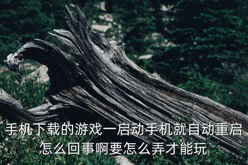 手机下载的游戏一启动手机就自动重启怎么回事啊要怎么弄才能玩